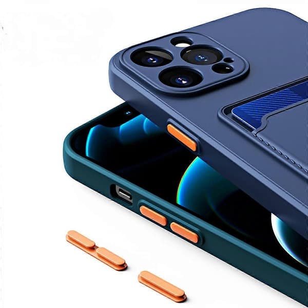 Compatible with iPhone 14 Pro Max 6.7 inch Case Card Holder Camera Protection Slot Designed for iPhone 14 Case