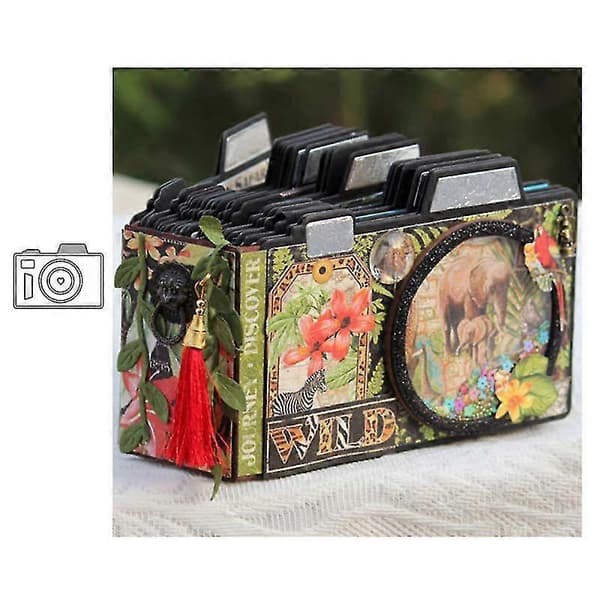 Camera DIY Metal Cutting Dies Stencil Scrapbooking Dies Paper Card Decor