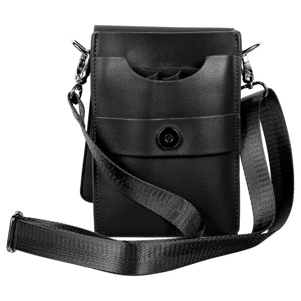 Saksikotela Naudannahka Salon Kampaaja Koti Kampaus Sakset Holster BagMusta21x13cm Black 21x13cm