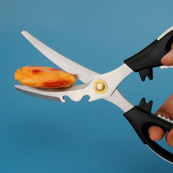 Multifunctional Stainless Steel BBQ Scissors - Kitchen Shears for Meat, Chicken, Vegetables and More