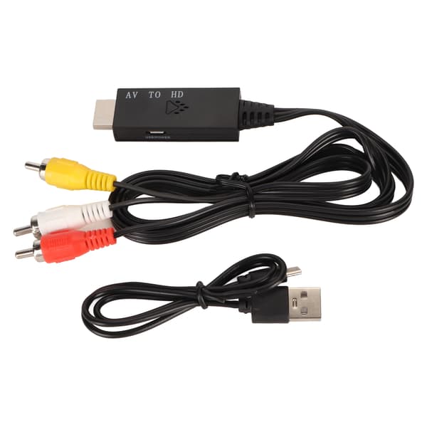 RCA til HD Multimedia Interface-konverter Understøtter 720P til 1080P HD-udgang AV til HD Multimedia Interface-konverteradapter