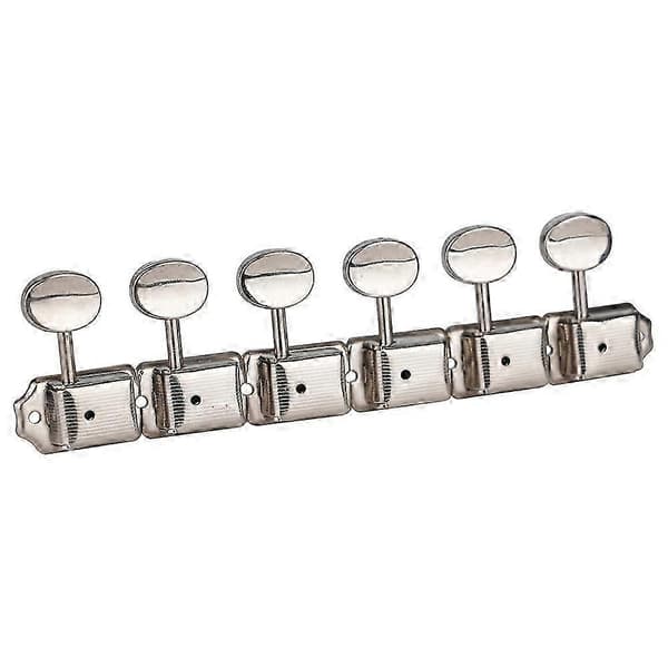 Vintage guitar tuner med split stolpe til Strat/Tele guitarer Sølv Silver