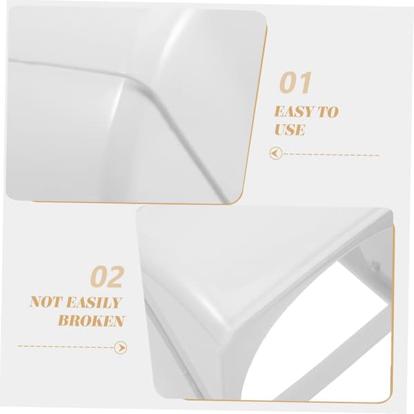 Waterproof Wall Socket Cover, Foldable Outdoor Electrical Outlet Protector, White, Rainproof Socket Cover for Garden, Balcony, Kitchen