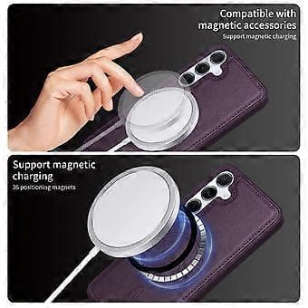 Kompatibelt med Galaxy A55 5G Mobilskal Lila Purple