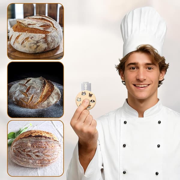50 STK Brød Lame Blader Påfyll - Kirurgisk Rustfritt Stål for Surdeigsbaking, Ultraskarpe Erstatningsbarberblad, Fransk Deig