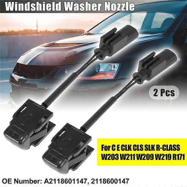 1 Pair Windshield Washer Nozzle A2118601147 for - C E CLK R-CLASS W203 W211 W209 W219