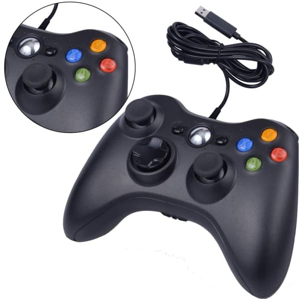 Nyt Design Xbox 360 Controller USB Kablet Gamepad til Microsoft