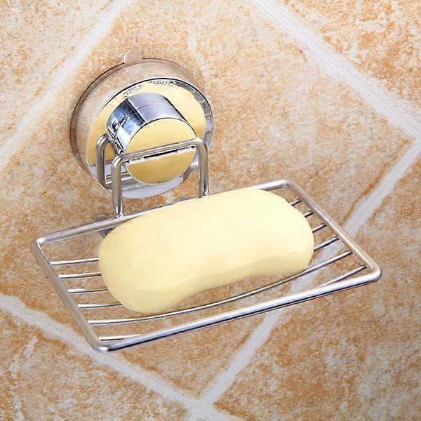 Piece Silver Ultra Strong Suction Cup Shower Soap Dish - Heavy Duty