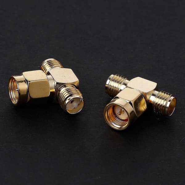 10 stk. 3-vejs splitter SMA han til to SMA hun triple til T RF-adapterforbindelse
