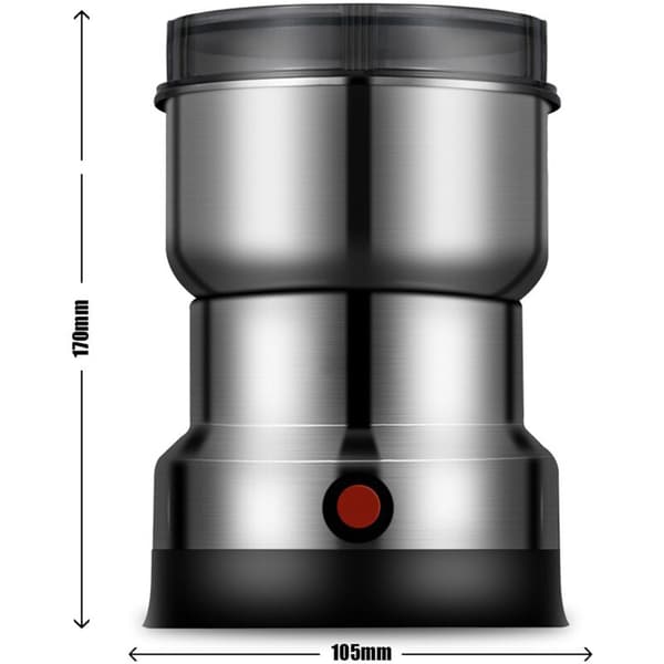 Elektrisk kaffekværn til nødder, bønner, krydderier, blender, kornkværn, multifunktionel kaffekværn til køkken, EU-stik
