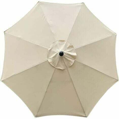 3m Waterproof and UV-Resistant Parasol Cover – Double-Layered Polyester Fabric – Compatible with 8 Ribs – Quick Installation