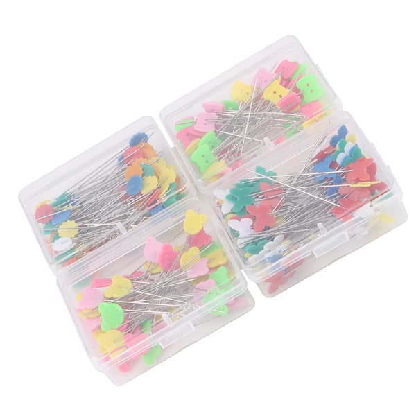 Flower Button Head Pins 300 Pcs Quilting Tools Sewing Supplies
