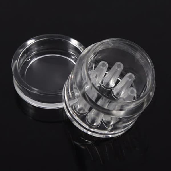 Akvarieigelfälla 8 hål Transparent akryl miniburk Planariafälla