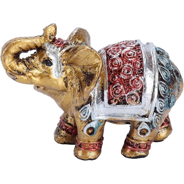 Elefant Ornamenter Søde Harpiks Elefant Statuer Energi Dekoration Levende Ornament Gave Håndværk Til Hjem Kontor Bord Dekoration 7stk