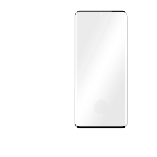 Skärmskydd, Samsung S20+, 3D böjt glas