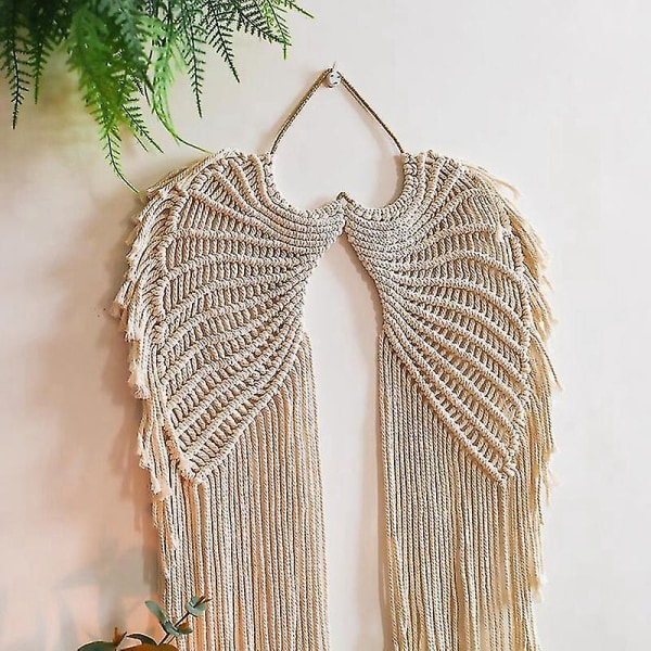 Macrame Väggbonad i Bohemisk Stil - Handvävd Dekoration för Hemmet, Sovrummet eller Studentbostaden