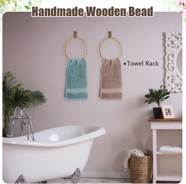 2 stk håndlaget Boho håndkle for tommer