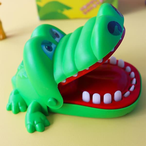 Crocodile Teeth Toy Game For Kids, Crocodile Biting Finger Dentist Game Fun Alligator Teeth Game