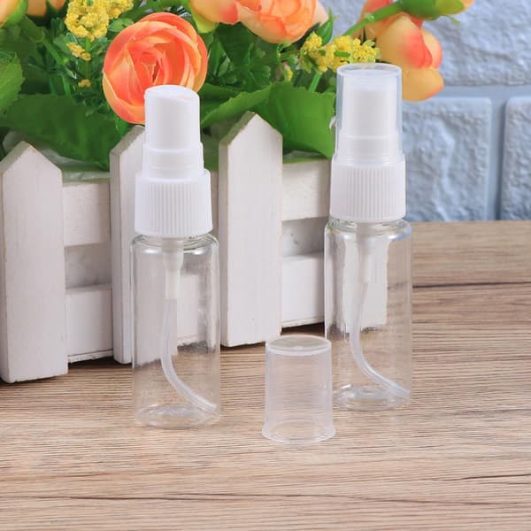 6st 80ml Påfyllningsbara Plastsprayflaskor för Resor, Fin Dimma Vattenspruta för Växter och Kosmetika, Bärbar Läckagesäker Dispenser