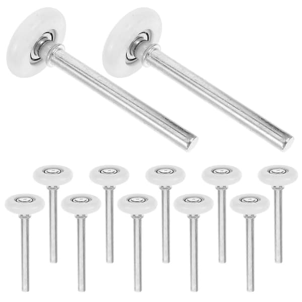 Replacement Wheels for Garage Doors Sliding Door Pulley Roller for Residential Use Smooth Operation Round 12pcs