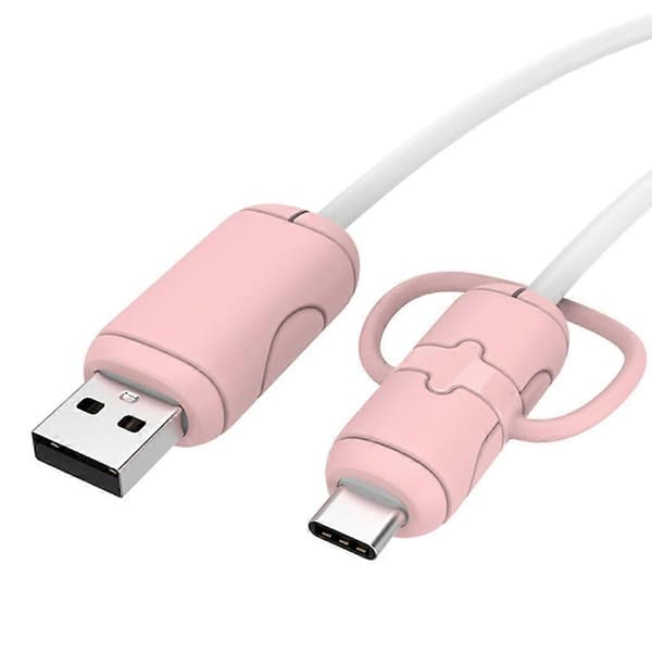 USB-kabel Android Kabelbeskytter Oplader Tegneserie Bit Datakabelbeskytter