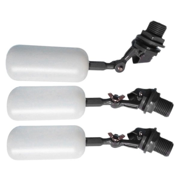 3st 1/2 tums mini autopåfyllning Vatten flytande boll för luftfuktare Aquarium Ice Machine (vit) Vit1 White 18X4CM