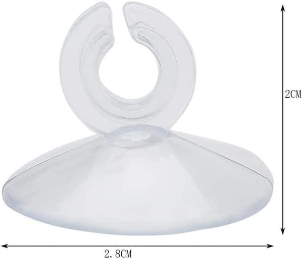 Aquarium suction cup, 100 pieces transparent suction cups for aquarium