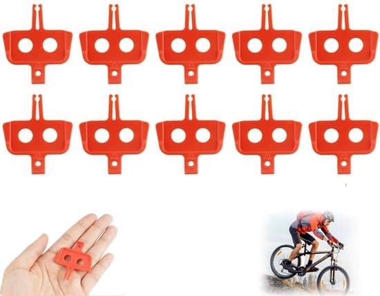 10 Pieces - Disc Brake Spacers for Bicycles - Hydraulic Disc Brake Pads - Easy-to-Install Accessories - Includes Spacers and Disc Brake