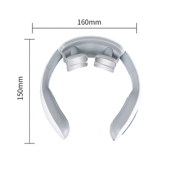 Electric Low-Frequency Pulse Neck Massager USB Charging Neck and Shoulder Massager for Home and Office