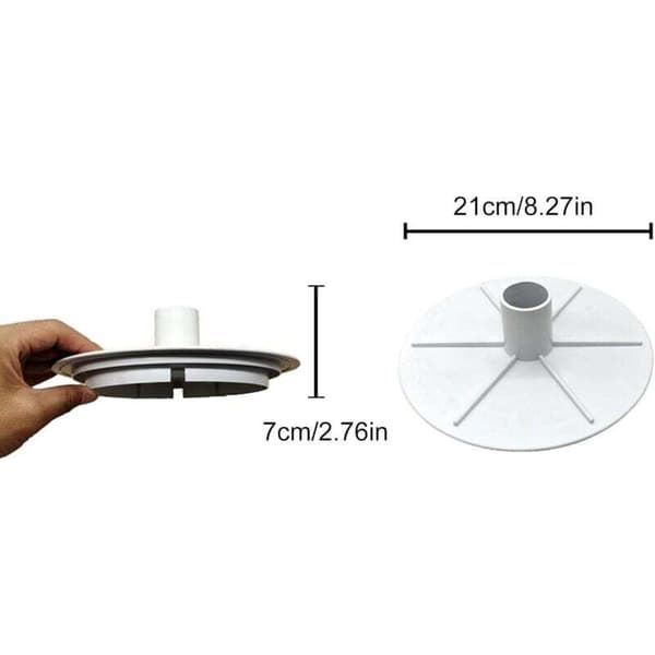 VAC Pool Skimmer Vacuum Adapter, Compatible with Pentair/American S15, Admiral S15 and S20, Replacement Accessory