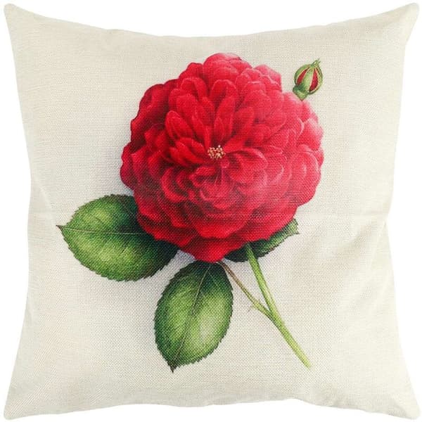 Vintage Blomster / Dekorativt Pudebetræk Sofadekoration (af 1)