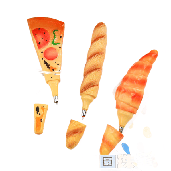 Ballpoint Pen Forced Modeling Craft Pen Student Stationery - Croissant Bag