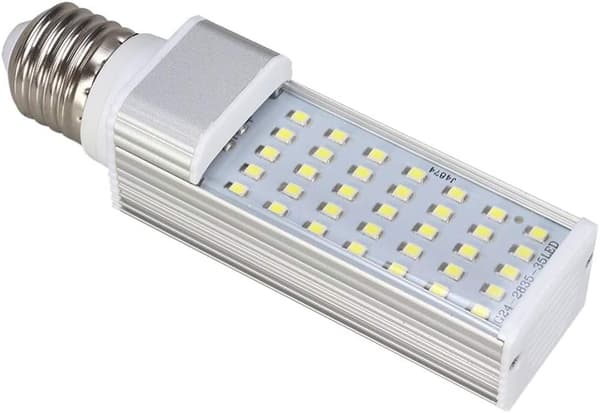 7W E27 LED-energilampa för alla akvarier och fiskboxar (vit)