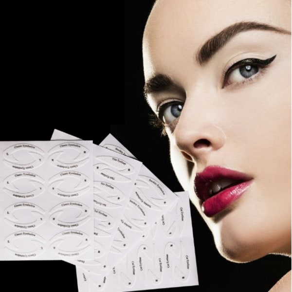Eyeliner / Eyeshadow Stencils 4 Sheets