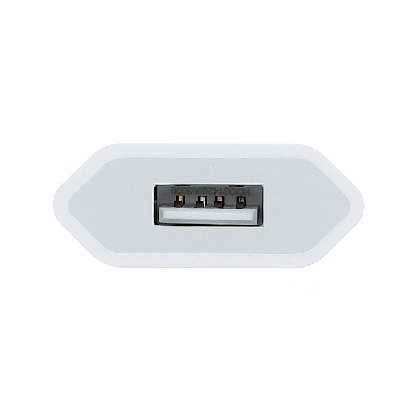 2-pakks universell veggadapter 1A vegglader for iPhone / Samsung osv.