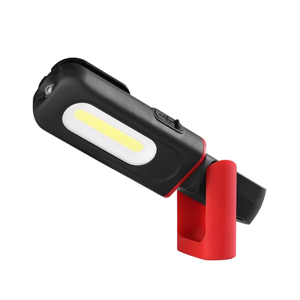 Oppladbar LED-arbeidslampe, 2 i 1 inspeksjonslampe med 360 De
