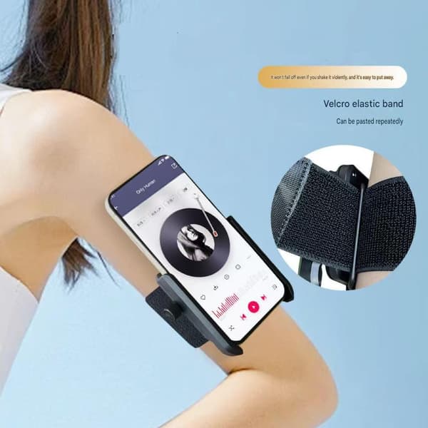 Löpande armbindel och handledstelefonhållare, multifunktionell sport handledsrem för män och kvinnor