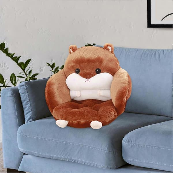 Hamster Setepute Stolpute Moderne Stolputer Komfortabel Setepute Dyrepute, Mørkebrun