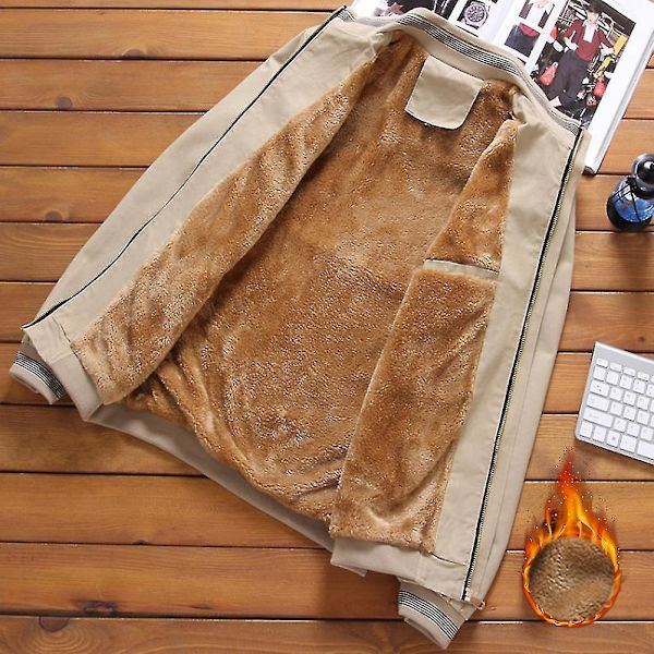 Herrar Jackor Vinterjackor Mode Casual Rockkläder För Män Slank Stå Krage Rock Ny XL XL