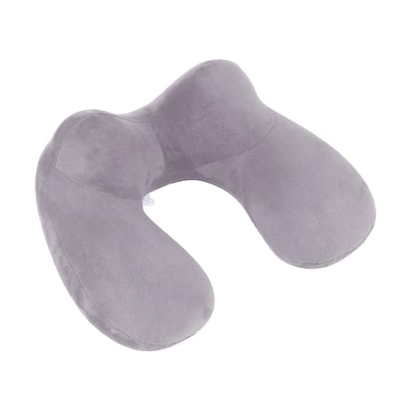 U-shaped Hump Inflatable Airplane Travel Blowing Neck Soft and Warm Texture, Elastic and Comfortable