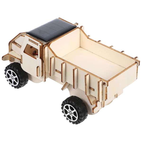 Solar Car Model Kit DIY Science Experiment for Educational Solar Powered Car Assembly, for Ages 8 and Up