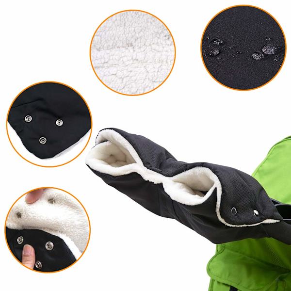 Hand Warmer for Stroller Black