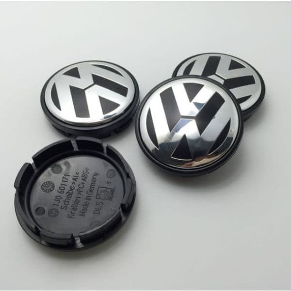 4:e VW-logotyp 56 mm navkapsel - Passar följande märken