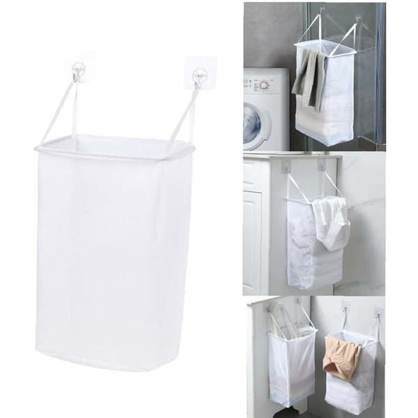 Laundry Basket Hanging Punch-free Home Wall Storage Laundry