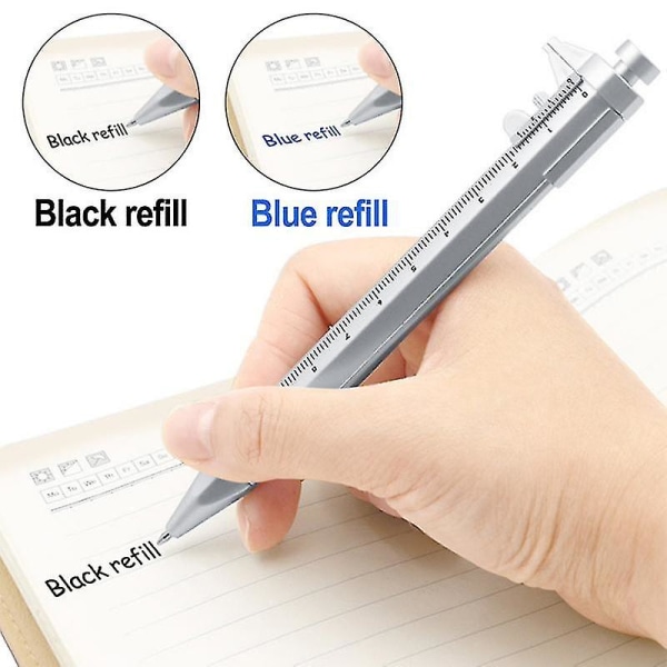 Multifunction Gel Ink Pen Vernier Bromsok Rulle Kulspetspenna Kulspetspapper 0,5 mm Dropshipping