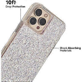 Deksel til iPhone 13 Pro Max - Reflekterende folieelement - 3 meter fallbeskyttelse - 6,7 tommer - Stardust