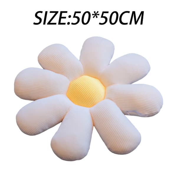 Blomstrete gulvpute, overdimensjonert pute for seng, bil, sofa, stol, kontor, (stil: stil 1;)