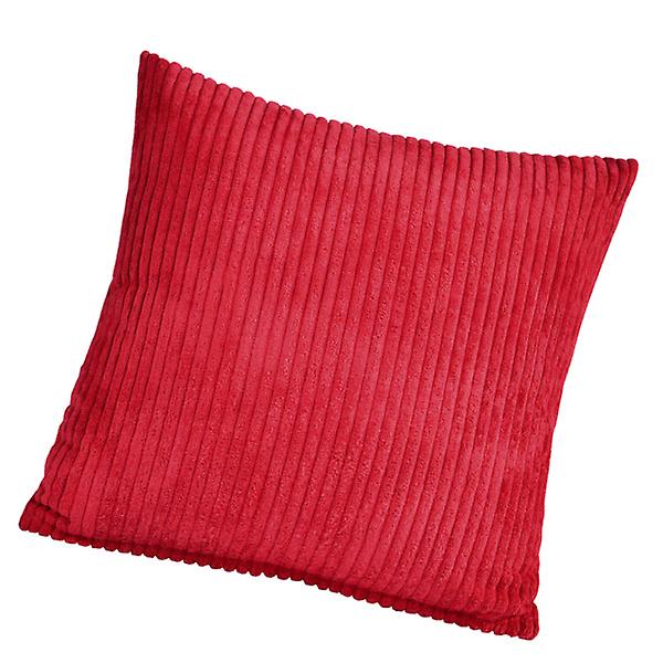 Mørkeblå Corduroy Pudebetræk Kastepudebetræk Firkantet Pudebetræk Til Kontor Sofa Bil Uden Red 43X43cm