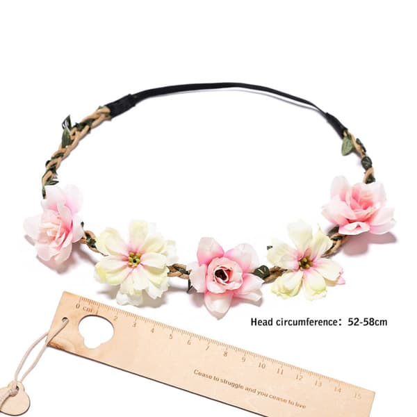 Kvinders bryllupsblomsterpandebånd Charm blomst Tiara fest Brid Garla