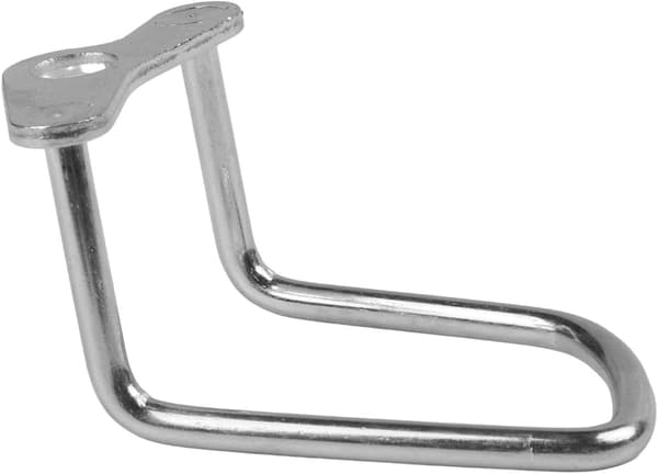 2 x Bagagebærerbeskyttelse 1 Rustfrit Stål Cykelgear til Utilsigtet Kollision Sort Sølv Black 1 Silver